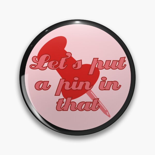 Item preview, Let's Put a Pin in That - D20 Quote Sticker designed and sold by hgMango.