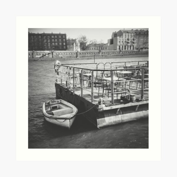 Vistula B&W Art Print