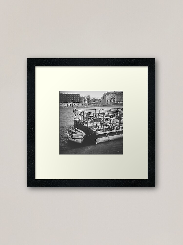 Alternate view of Vistula B&W Framed Art Print