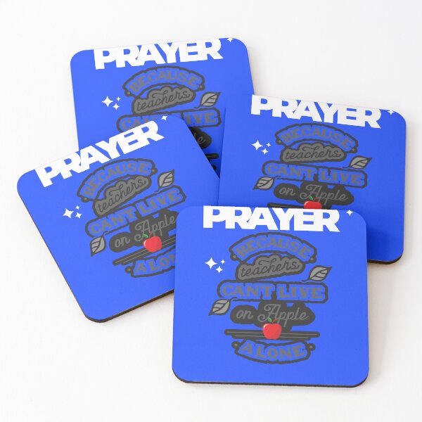 Item preview, Prayer, Because Teachers Can't Live on Apple Alone - Royal Blue and Black designed and sold by TheReporter1.