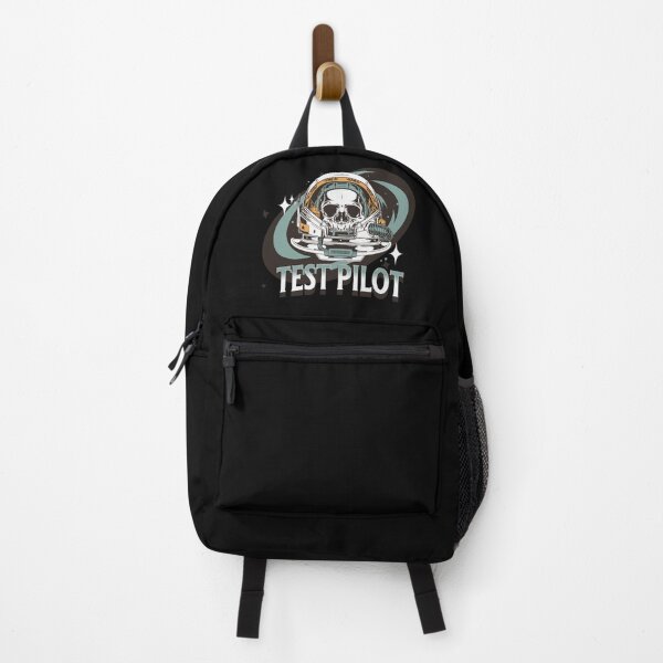 Item preview, Art Space Aircraft Air Force NASA Skull Test Pilot designed and sold by CattlettArt.