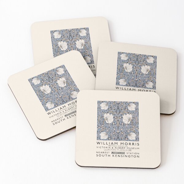 Item preview, Blue William Morris pimpernel designed and sold by TheColorFlow.
