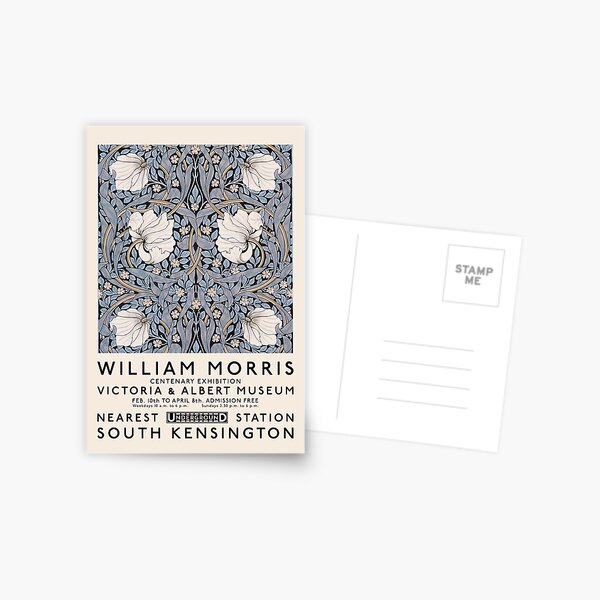 Item preview, Blue William Morris pimpernel designed and sold by TheColorFlow.