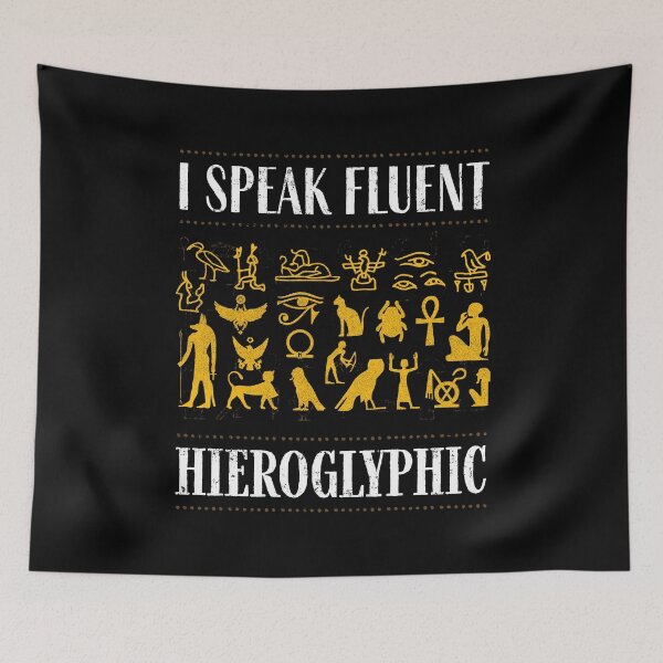 Artikelvorschau, Ägyptologie Altägyptischer Ägyptologe Fließende Hieroglyphenschrift entworfen und verkauft von ShopTheStyle.