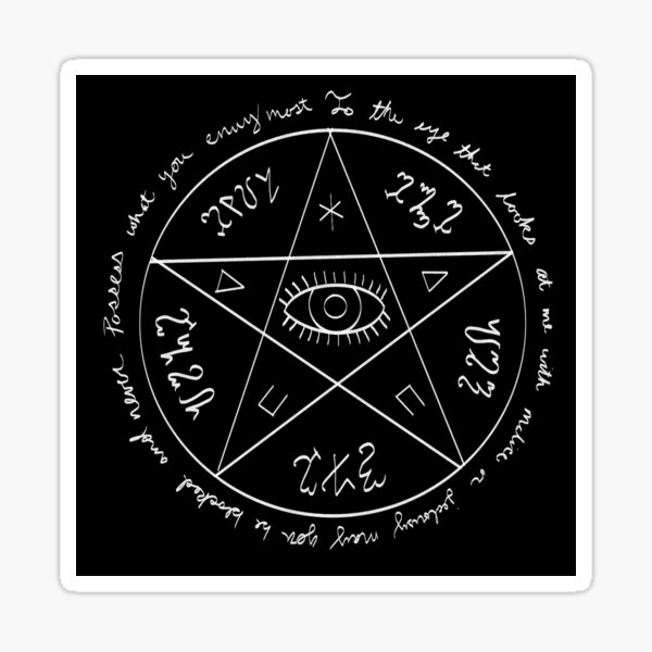 Evil Eye Return Sticker