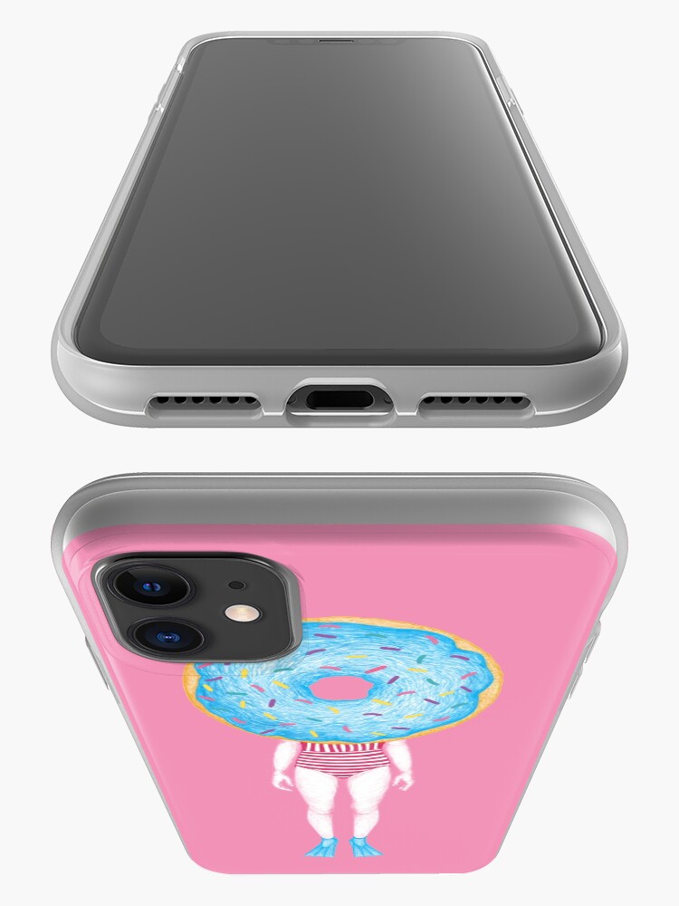 Alternate view of The Summer Treats : Blue Doughnut iPhone Case & Cover