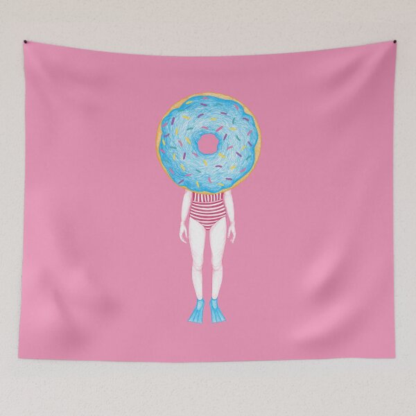 Item preview, The Summer Treats : Blue Doughnut designed and sold by Ranggasme.