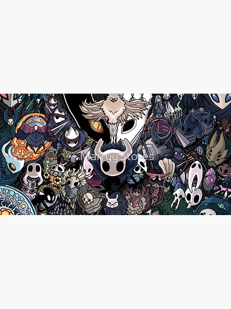 Aperçu 5 sur 5. Tapis de souris avec l'œuvre Hollow Knight créée et vendue par MarryyStores.