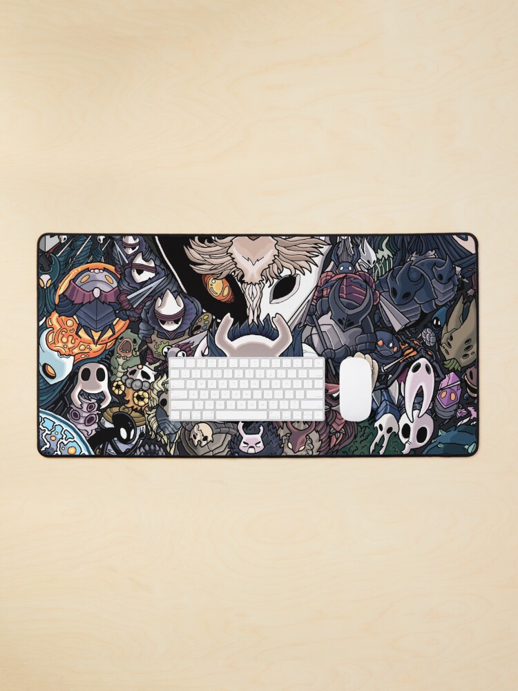 Aperçu 1 sur 5. Tapis de souris avec l'œuvre Hollow Knight créée et vendue par MarryyStores.