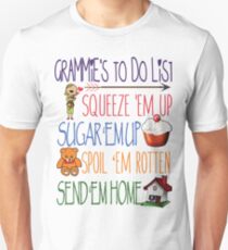 Grammie's To Do LIst - Grandma Gifts Unisex T-Shirt