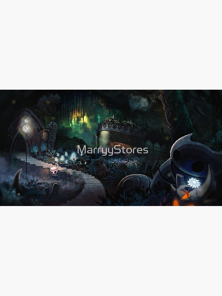 Aperçu 5 sur 5. Tapis de souris avec l'œuvre Hollow Knight créée et vendue par MarryyStores.