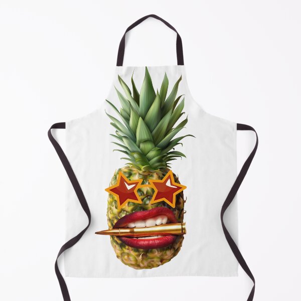 Item preview, Iron pineapple emoji with a bullet in mouth designed and sold by xagta10.