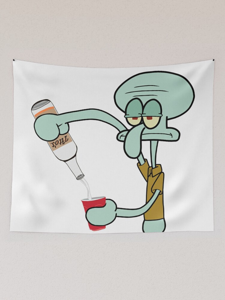 Squidward tapestry best sale