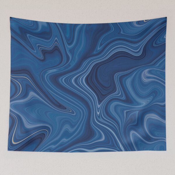 Item preview, Ocean Blue Agate Marble designed and sold by Lucky-Town-Art.