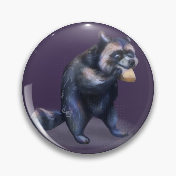 Item preview, Raccoon eating bread designed and sold by corintizi.