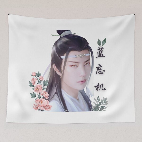 Item preview, Lan wangji in peonies designed and sold by Zhan Zhan.