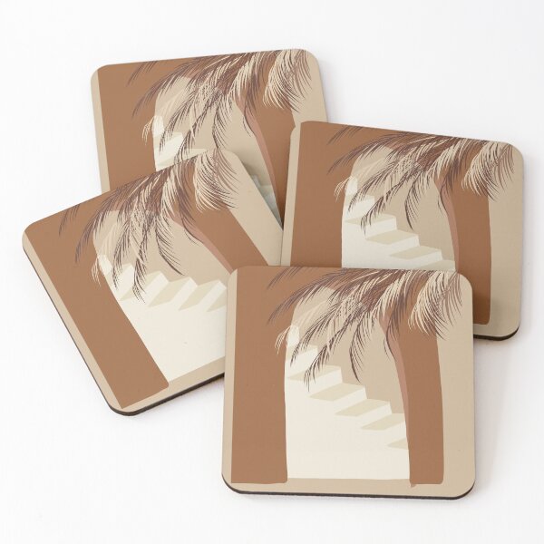 Item preview,  Minimal Modern Boho Stairs    Abstract Dried Leaves Shape   Design designed and sold by zedonee.