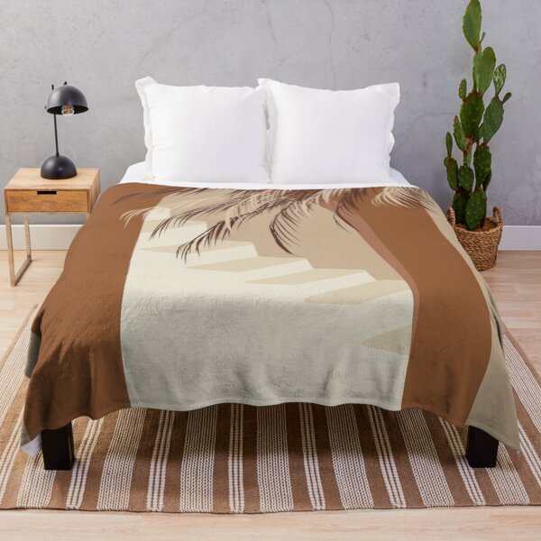 Item preview,  Minimal Modern Boho Stairs    Abstract Dried Leaves Shape   Design designed and sold by zedonee.