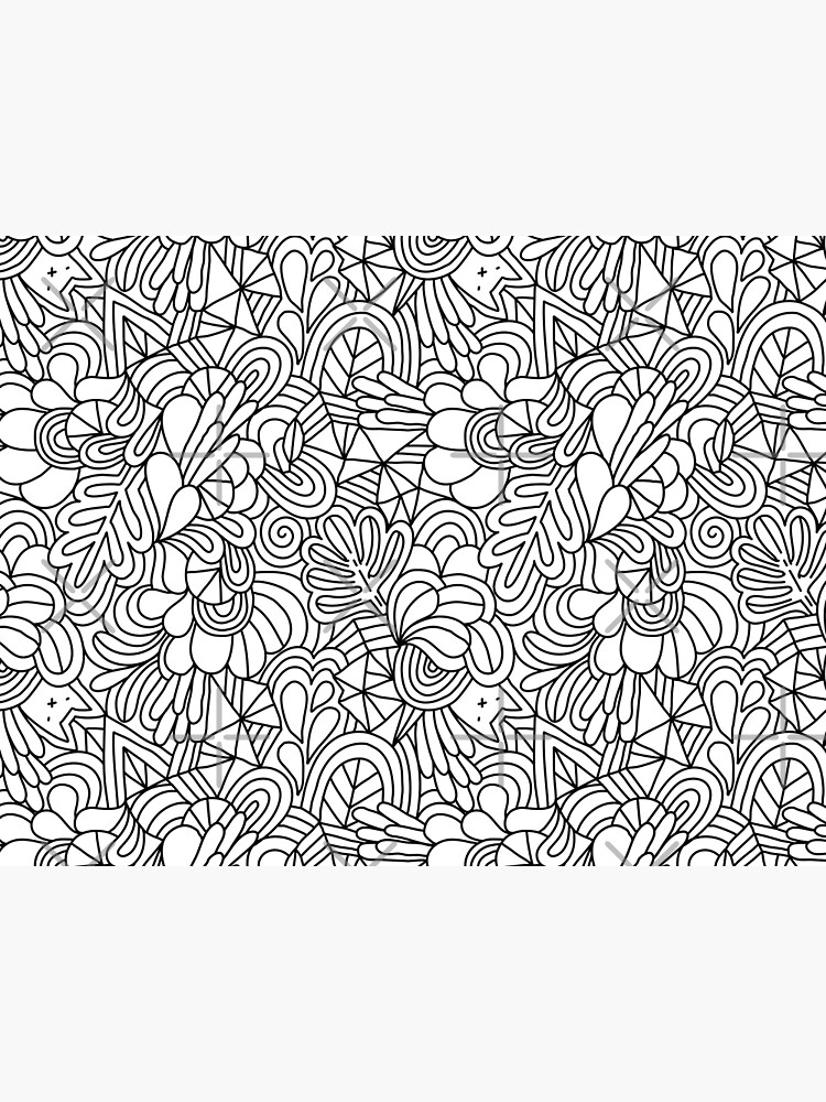Fun abstract cute doodles pattern by kostolom3000