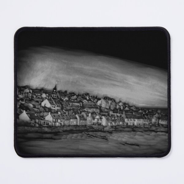 Item preview, Pittenweem West Shore - Pumpkin Carving (Black and White Version) designed and sold by Moti Black.