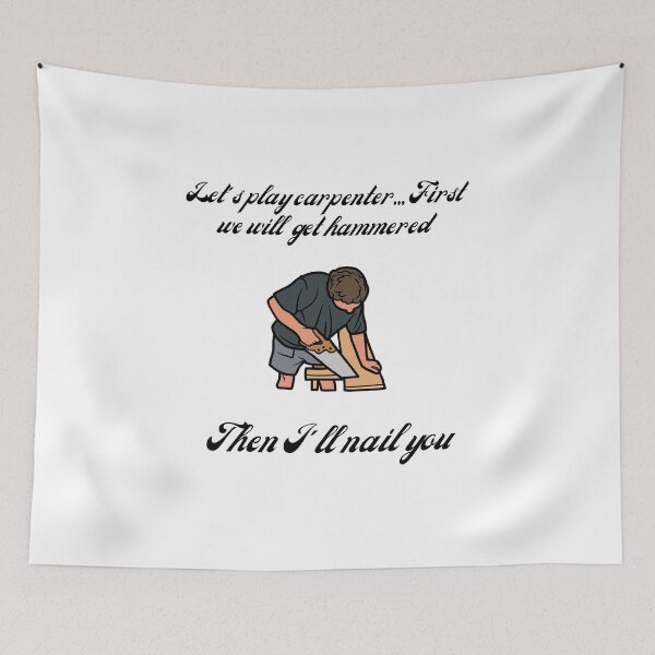 Item preview, funny carpenter designed and sold by minimal-tahseen.