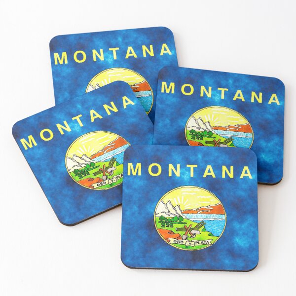 Item preview, Montana State Flag Graphic USA Styling designed and sold by Garaga.