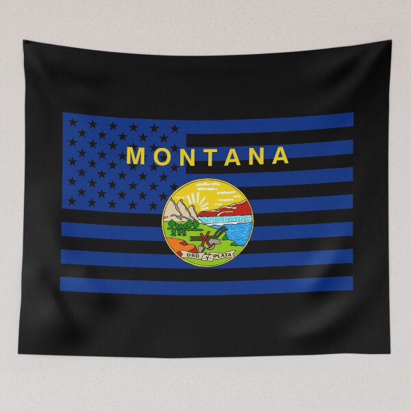 Item preview, Montana State Flag Graphic USA Styling designed and sold by Garaga.