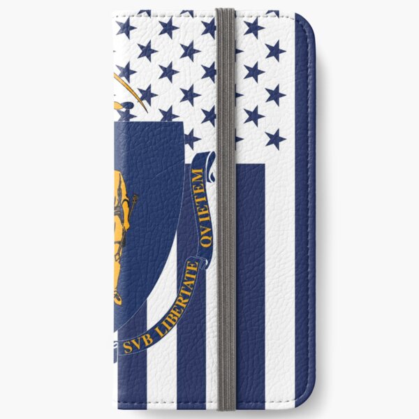 Massachusetts State Flag Graphic USA Styling iPhone Wallet