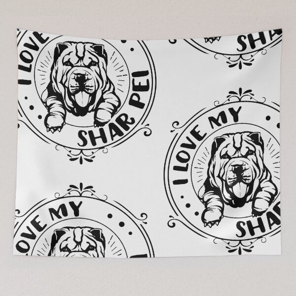 Item preview, i love my shar pei - dog lovers designed and sold by JaMatt1983.