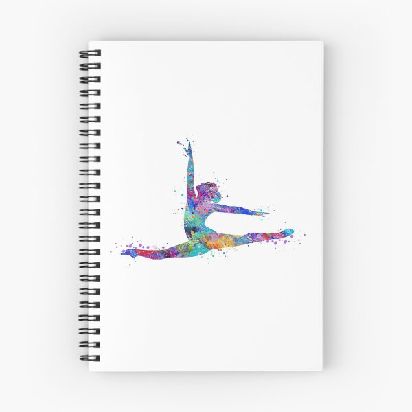 Item preview, Girl Gymnastics Twine Watercolor Sport Gift designed and sold by LotusGifts.