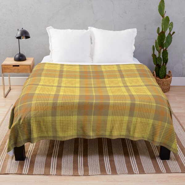 Item preview, Yellow , Orange , Brown Tartan Pattern designed and sold by iCraftCafe.