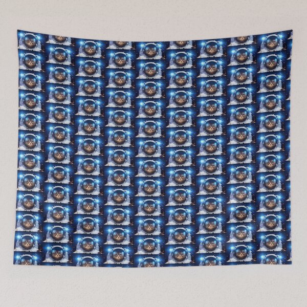 Item preview, Astronaut humour- cat in space designed and sold by Singerevita.