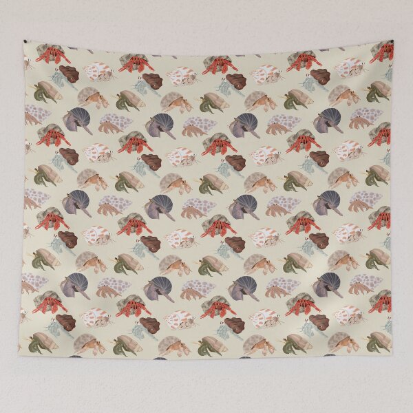 Item preview, Hermit Crabs Pattern designed and sold by Amy Hadden.