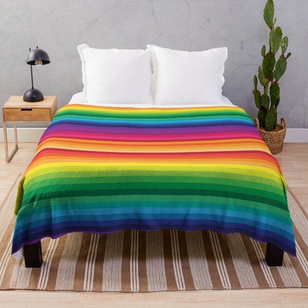 Item preview, Horizontal Rainbow Color Stripes designed and sold by Flowerone.