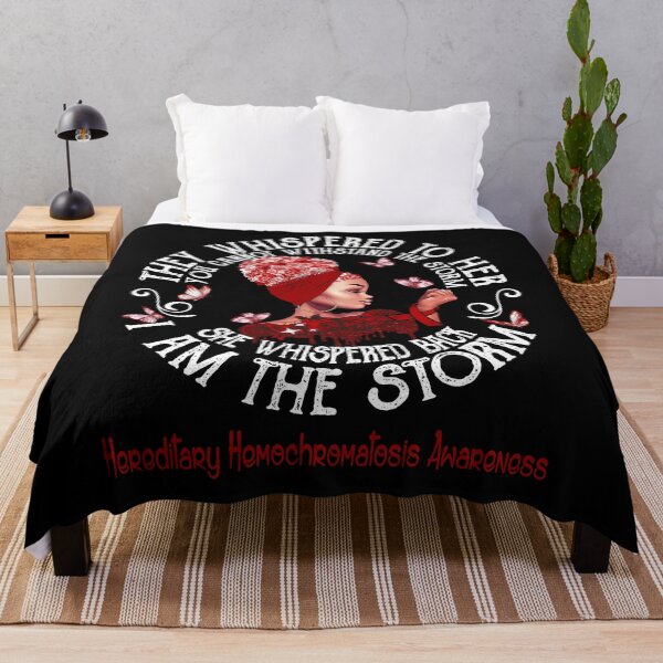 Item preview, Black Girl Fighter Strong I Am The Storm Hereditary Hemochromatosis Awareness designed and sold by Mnrshirley.