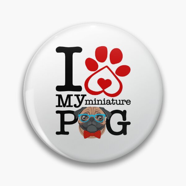Artikelvorschau, Ich liebe meinen Miniatur-Mops entworfen und verkauft von jaygo.