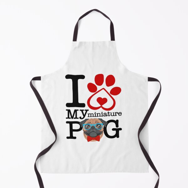 Item preview, I Heart My Miniature Pug designed and sold by jaygo.
