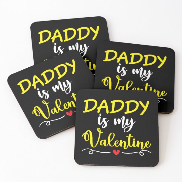 Item preview, daddy is my valentine designed and sold by earth wings.