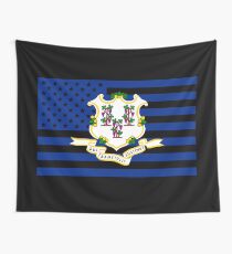 Connecticut-Staats-Flaggen-Grafik-USA-Anreden Wandbehang