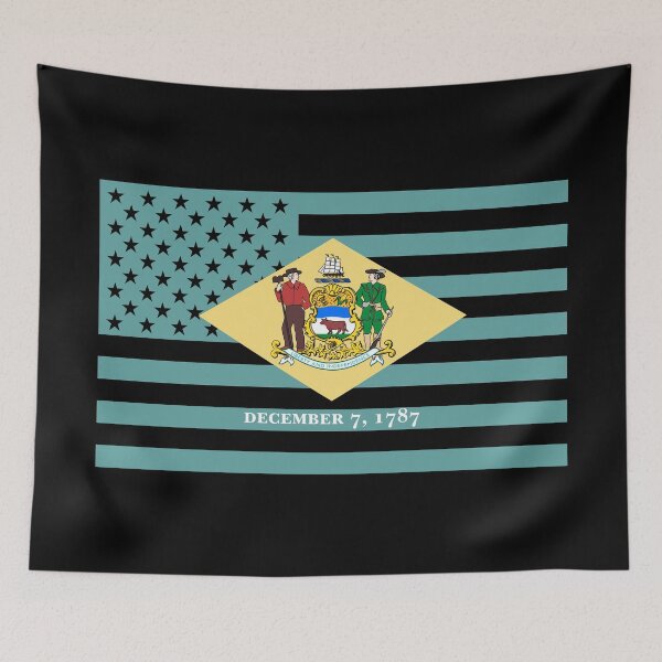 Item preview, Delaware State Flag Graphic USA Styling designed and sold by Garaga.