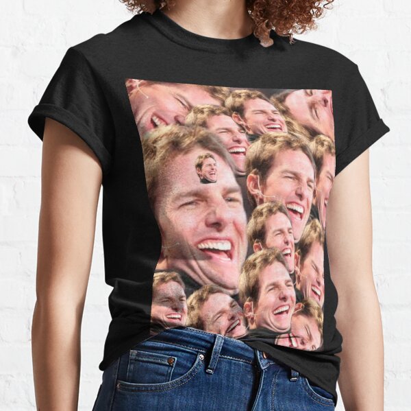 tom cruise laughing meme photo collage Classic T-Shirt