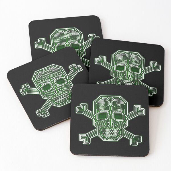 Item preview, Hacker Skull Crossbones Isolated designed and sold by hacktees-shop.