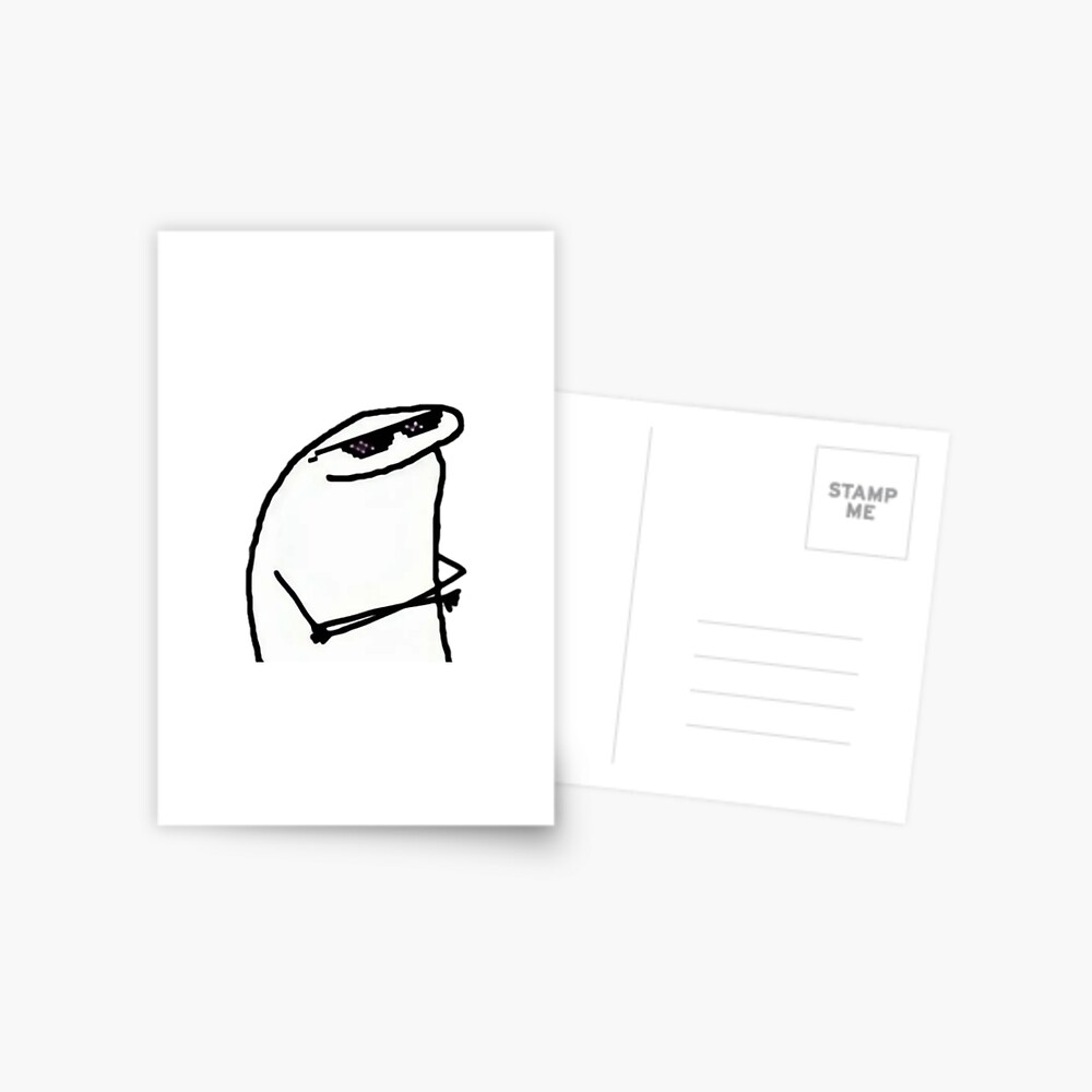 Flork Memes Reaction Postcard By Riv0x Redbubble 