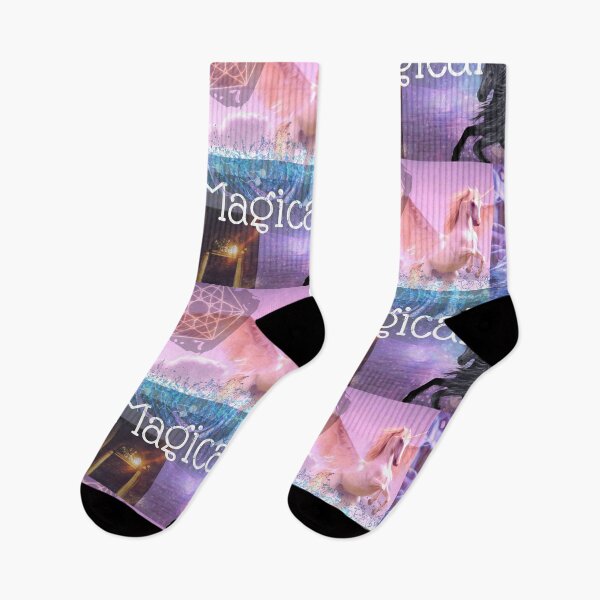 Item preview, Magical Unicorns Digital Photography Collage Design designed and sold by EarthArtDesigns.
