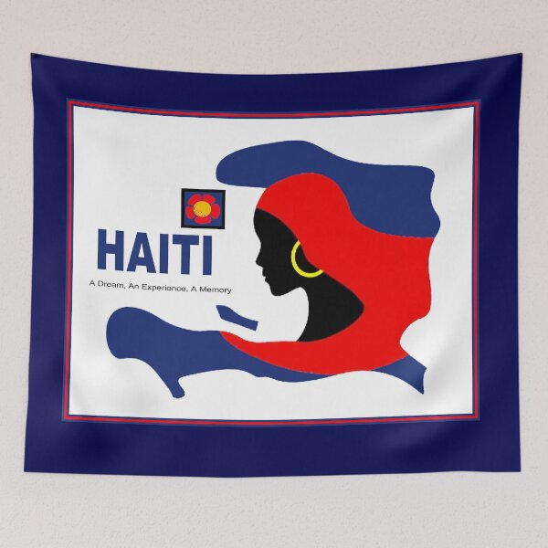 Item preview, HAITI : Modern Island Abstract Young Woman Print designed and sold by posterbobs.
