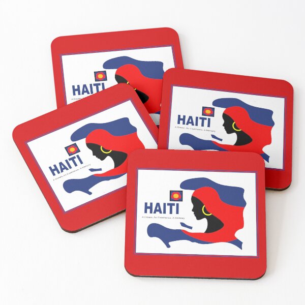 Item preview, HAITI : Modern Island Abstract Young Woman Print designed and sold by posterbobs.