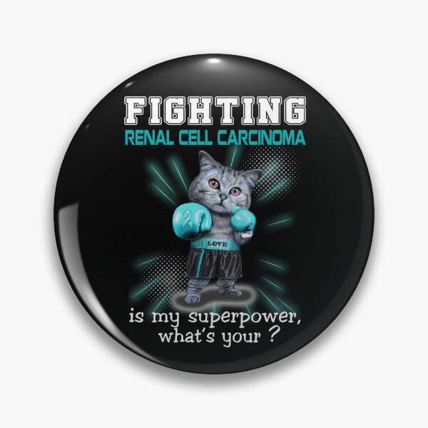 Item preview, Funny Cat Fighting Renal Cell Carcinoma Is My Superpower What's Your designed and sold by Kohend.