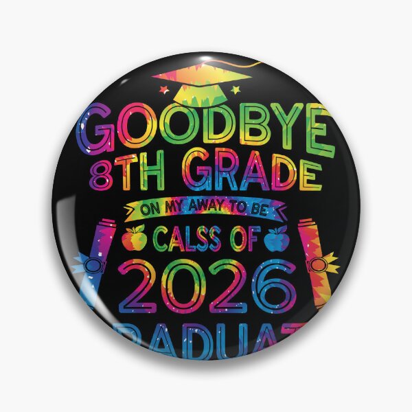 Item preview, Copy of Goodbye 8th Grade Class Of 2026 Graduate 8th Grade Tie dye designed and sold by Fislux.
