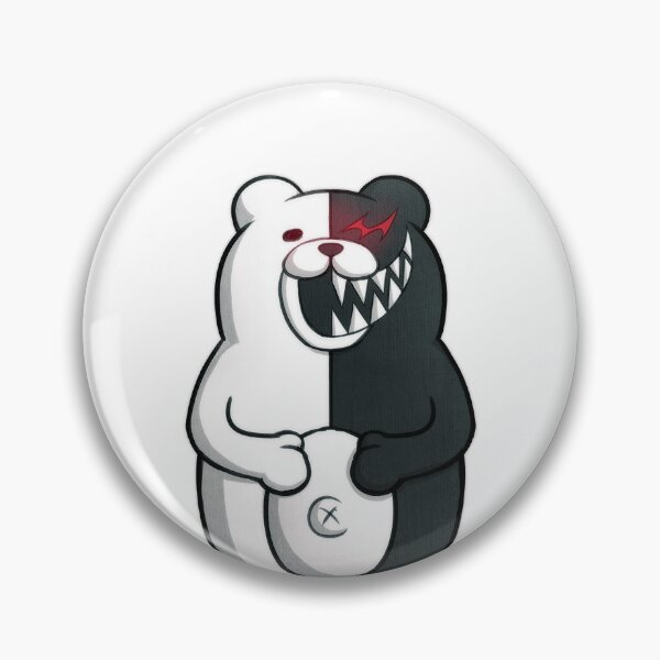Artikelvorschau, Lachendes Monokuma groß entworfen und verkauft von BaosaiStitch.