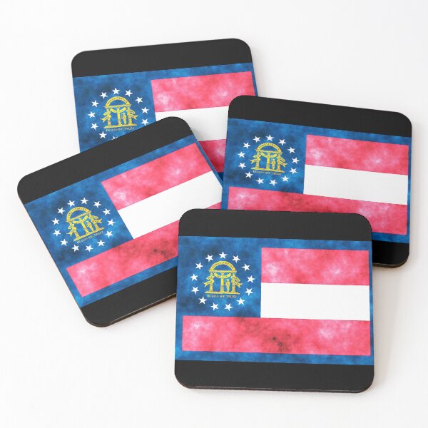 Artikelvorschau, Georgia State Flag Grafik USA Styling entworfen und verkauft von Garaga.